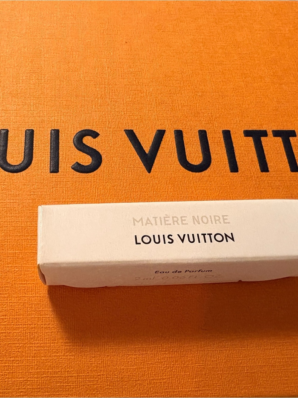 Louis Vuitton white and orange sample box
